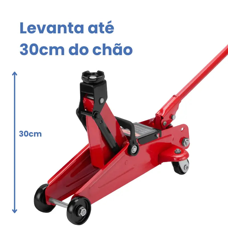 [PRONTA ENTREGA] Macaco Hidráulico Jacaré Capacidade 2T com Maleta Sparta