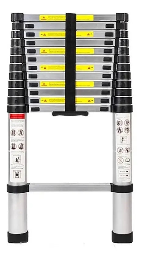 [PROMOÇÃO] Escada Telescópica Inox 7m Antiderrapante