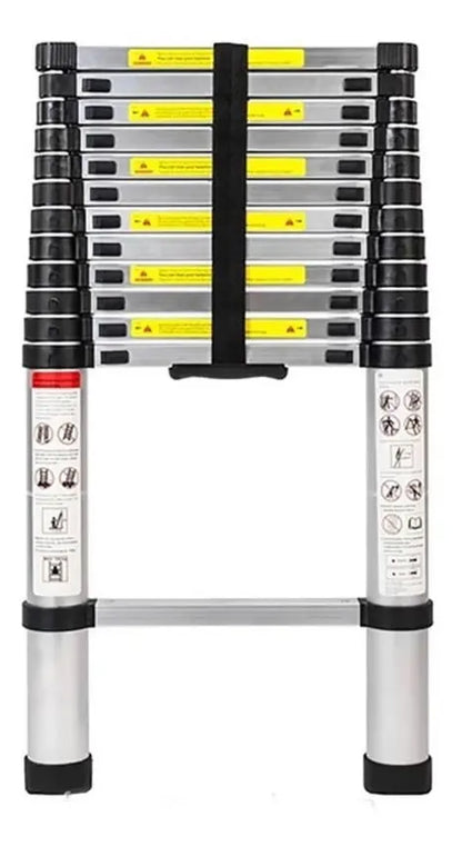 [PROMOÇÃO] Escada Telescópica Inox 7m Antiderrapante