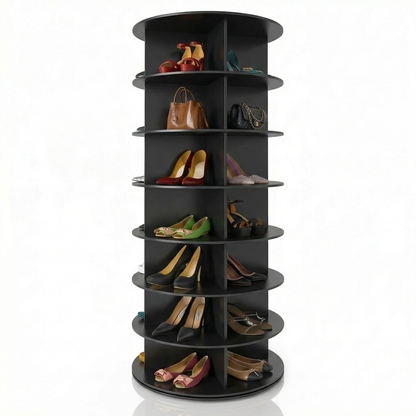 Torre Sapateira Giratória 360° em MDF