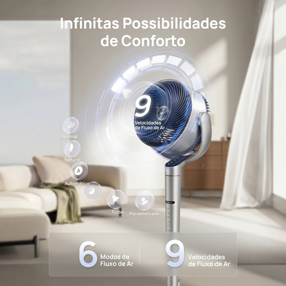Ventilador TurboWind Wifi + IA Movimento